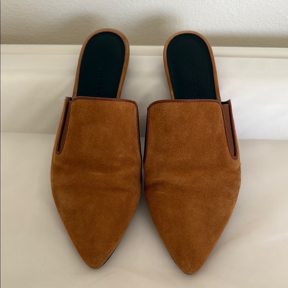 Jenni Kayne Brown Suede Women's Mules